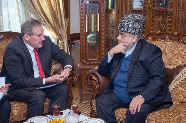 Şeyxülislam ABŞ səfirinə etirazını bildirdi 
